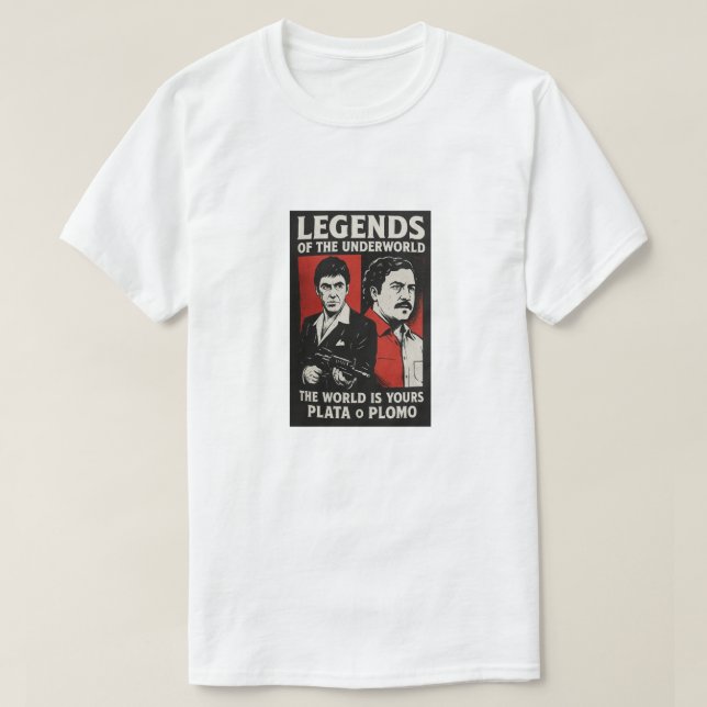 T-shirt pablo escobar tony montana (Design devant)