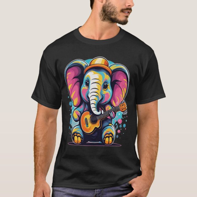 T-shirt Pachyderme mélodique Serenade (Devant)
