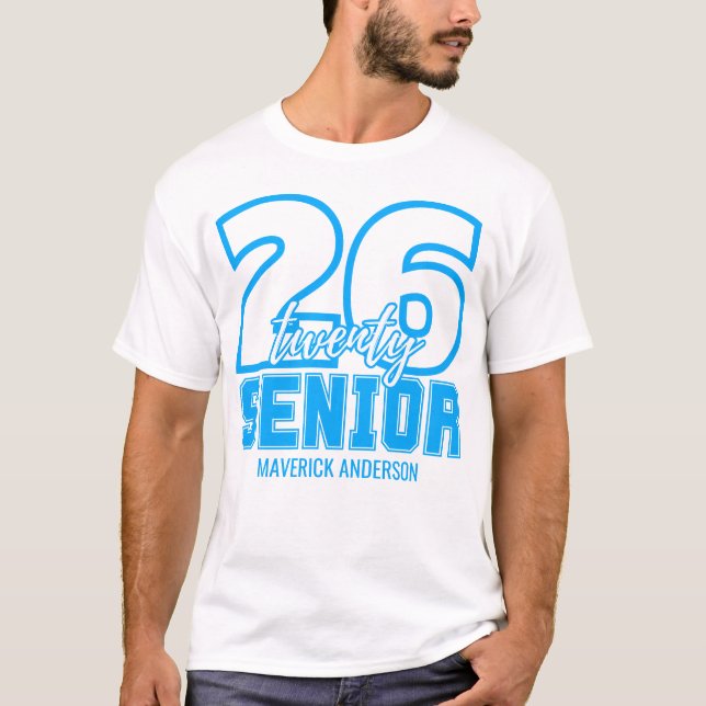T-shirt Pacific Blue Class of 2026 Graduation (Devant)