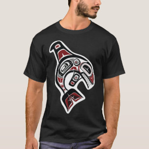 T-shirt Pacifique Nord-Ouest Orca - forme de salisme améri