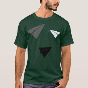 T-shirt Pack d'autocollants de plans papier monochromatiqu