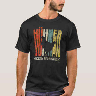 T-shirt Pack de poulets de fermiers grunge rétro petit déj