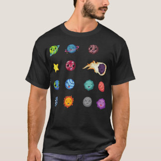 T-shirt Pack Planète Kawaii