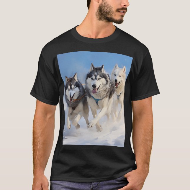 T-shirt Pack Sibérien Husky (Devant)