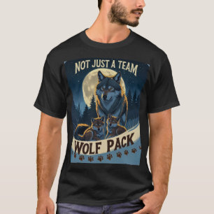 T-shirt Pack Wolf - Pas seulement une équipe, une famille 