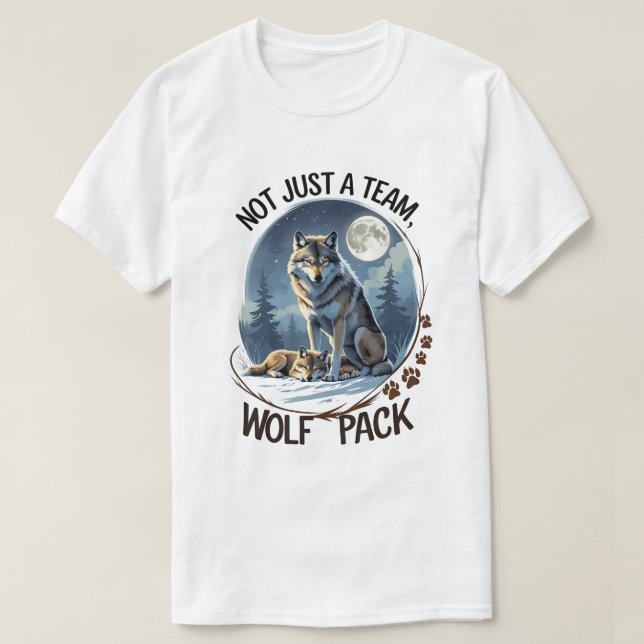 T-shirt Pack Wolf - United by Nature (Design devant)