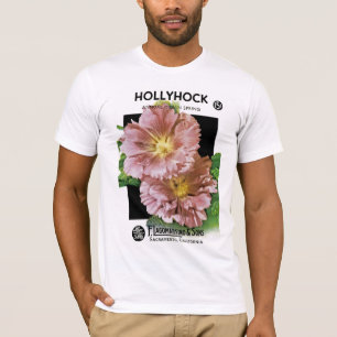 T-shirt Packet Vintage de semences Hollyhock