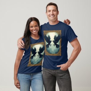T-shirt Pacte des corbeaux jumeaux sous la lune