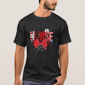 T-shirt PACU CRNA ICU ER Nurse Coquette Bow RN NICU CNA NP