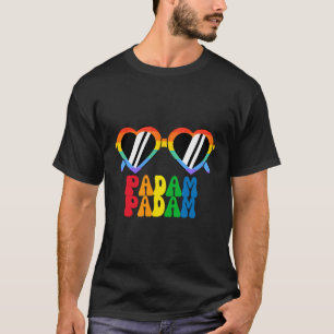 T-shirt Padam Padam - Lgbtq+ Pride Mois - Verres arc-en-ci
