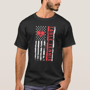 T-shirt Paddle Cool américain de tennis de table
