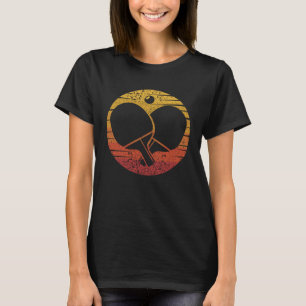 T-shirt Paddle de tennis de table rétro Balls Profi Ping P