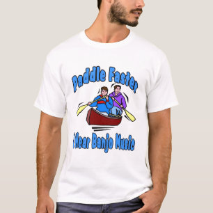 T-shirt Paddle Plus vite j'entends Banjo Music