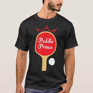 T-shirt Paddle Prince Ping Pong Amusant Table Tennis Gif