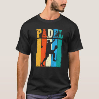 T-shirt Padel Joueur Vintage Padel Paddler