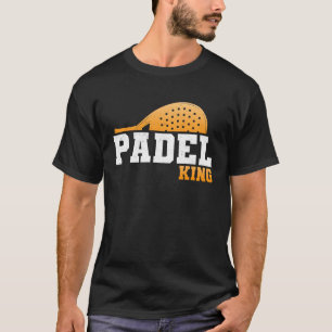 T-shirt Padel Paddle King Prince Raquette Vintage Raquette