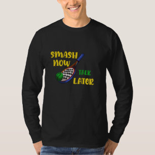 T-shirt Padel Racquet Raquette Raquette Smash Parler plus