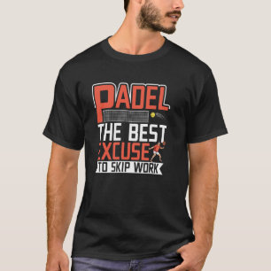 T-shirt Padel Tennis Padel Jouer Raquette Sports Joueur Fu