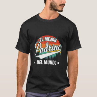 T-shirt Padrino El Mejor Padrino Del Mundo