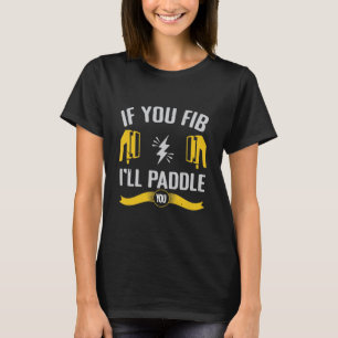 T-shirt pagayage de rameur disant