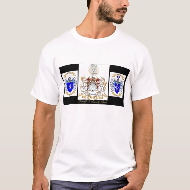 T-shirt Page de crête de famille de Schaffer (Devant)