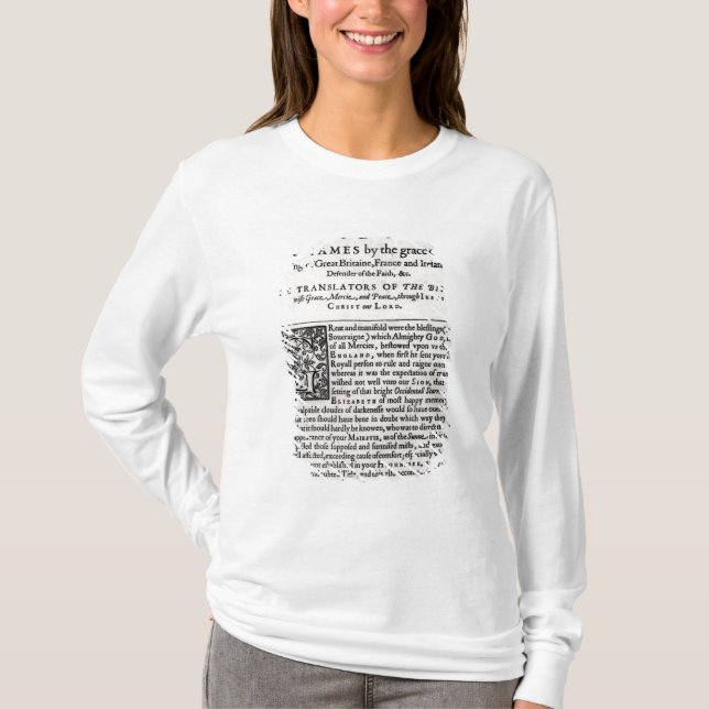 T-shirt Page de dévouement dans 'le Bible saint (Devant)