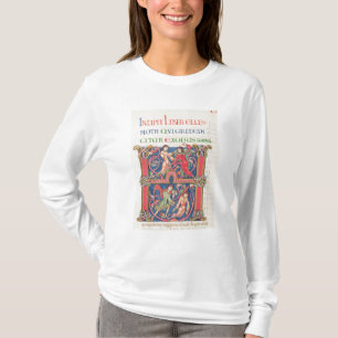 T-shirt Page de la bible de Winchester, c.1150-80