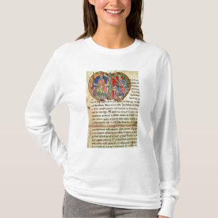 T-shirt Page de l'abbaye de Kelso de charte avec