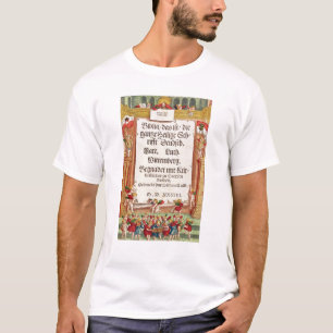 T-shirt Page titre de la bible de Luther, c.1530