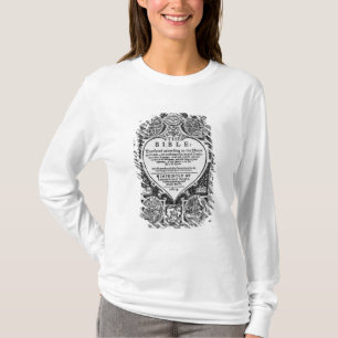 T-shirt Page titre pour la traduction en anglais