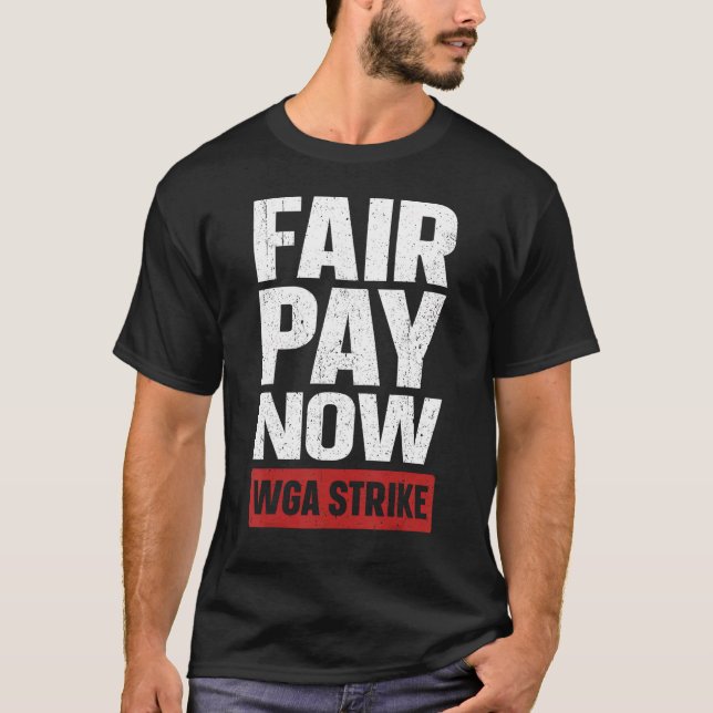 T-shirt Paie Juste Maintenant Les Écrivains Culpables Sur  (Devant)