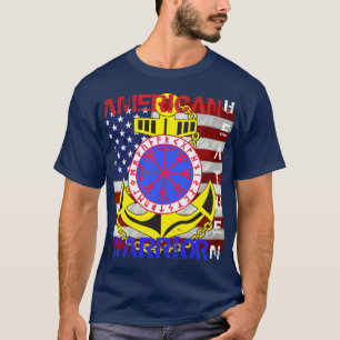 T-shirt Païen américain--Marin