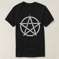 T-shirt païen de Wicca de symbole de pentagone
