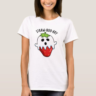 T-shirt Paillette de fraises à fond