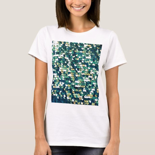 T-shirt Paillettes géniales (Devant)