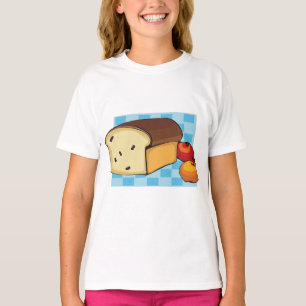 T-shirt Pain aux raisins et pommes rouges