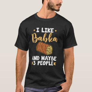 T-shirt Pain Babka Drôle Recette Nourriture Chocolat