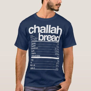 T-shirt Pain de Challah Faits nutritionnels Juifs Hanoukka