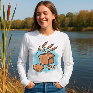 T-shirt Pain de grain entier rustique Alimentation agricol