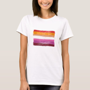 T-SHIRT PAIN DE PLATEAU DE LESBIE PEINTE