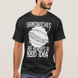 T-shirt Pain de sandwich Lunch Nourriture Machine grille-p