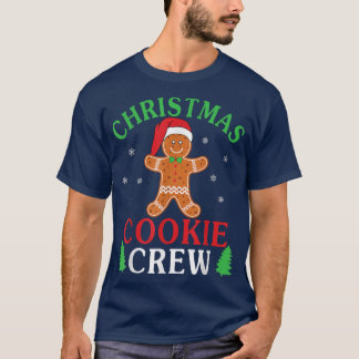 T-shirt Pain d'épice de Noël Santa Hat Cookie Baking Crew