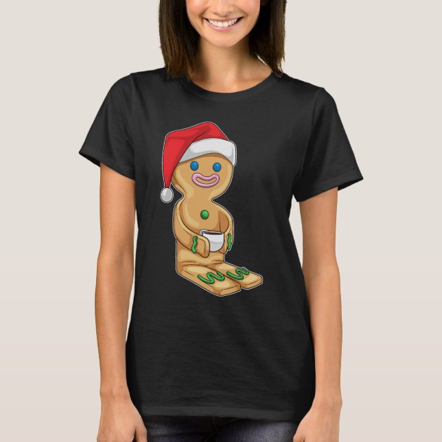 T-shirt Pain d'épice homme Christmas Café (Devant)