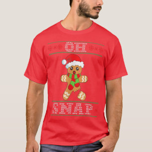 T-shirt Pain d'épices, cadeau de l'homme Oh Snap Noël, sue
