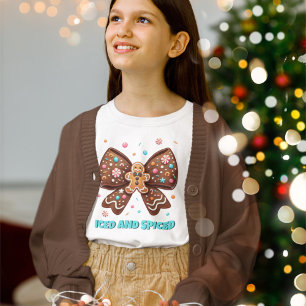 T-shirt Pain d'épices glacé et épicé Coquette Bow