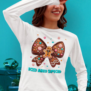 T-shirt Pain d'épices glacé et épicé Coquette Bow