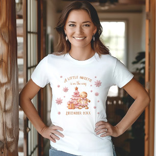 T-shirt Pain d'épices Homme Fille Noël Bébé Faire-part