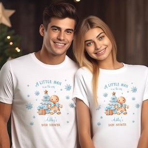 T-shirt Pain d'épices Homme garçon Baby shower de Noël ble