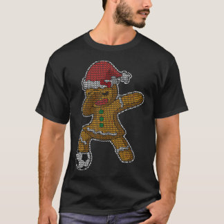 T-shirt Pain d'épices Joueuse Knit de Noël Motif