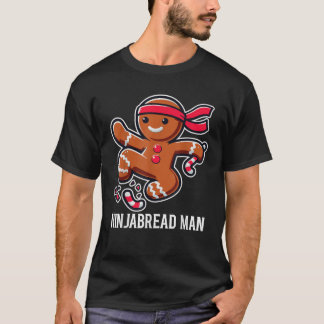 T-shirt Pain d'épices Ninjabread Man Funny mignon Chris Su